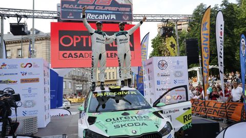 Javi Pardo fue el ganador de la pasada edici�n del rali de Ourense