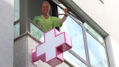 La cl�nica MS - Fisio, en Ferrol, es una de las cuenta con el s�mbolo de la Fisioterapia.
