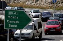 Las im�genes de los atascos de vuelta de las playas son una constante en el corredor. 