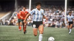 Diego Armando Maradona.Diego Armando Maradona con Argentina