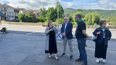 Cristina Cid, Eladio Santos, Bernardo Varela y Mar�a L�pez.