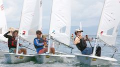 Primera jornada de la Regata Gadis, en Ribeira.
