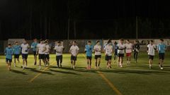 El conjunto realiz� su primer entrenamiento en el campo de Vali�o.