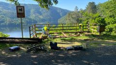Los trabajos de renovaci�n ya comenzaron en el mirador de Sernande