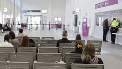 Usuarios en la estaci�n de A Coru�a