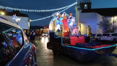 Cabalgata de los Reyes Magos, el pasado a�o, en Ares.