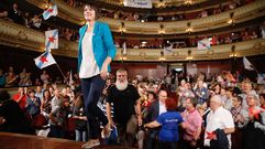 En A Coru�a Ana Pont�n record� las Irmandades da Fala. 