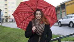 Diana Garc�a creci� en Cambre y ahora vive en Caranza.