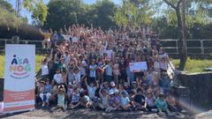 Imagen de alumnos participantes en una de las charlas de sensibilizacin de Domin Dourado.
