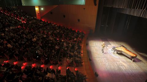 James Rhodes en el auditorio de Lugo