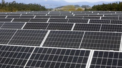 La estaci�n de aguas de la Mancomunidade do Saln�s en Treviscoso emplea placas solares
