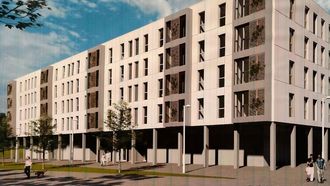 Recreaci�n del nuevo edificio que se levantar� en O Bert�n.