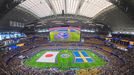 El AT&T Stadium de Dallas, durante el encuentro entre Jap�n y Suecia del Mundial