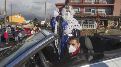 Reyes Magos, en Cee, a su paso por Lires