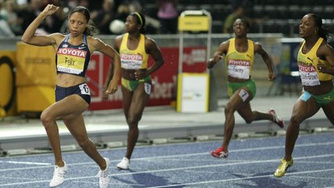 Allyson Felix, en sus quintos Juegos, empat a Carl Lewis con diez medallas olmpicas en disciplinas de velocidad