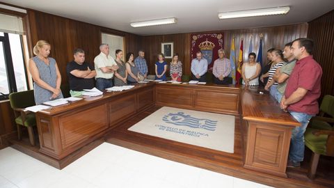 Minuto de silencio en Malpica