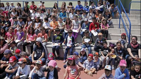 Romara das Letras no colexio de Escarabote