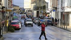 Avenida da Coru�a de Guitiriz, el concello solo tendr� permitida la movilidad con municipios en nivel medio