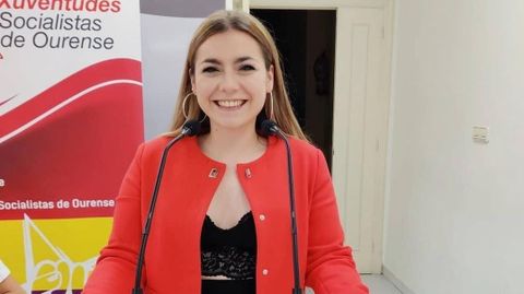 Alba Iglesias, nueva secretaria general de las Xuventudes Socialistas de Ourense.