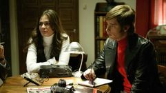 Anna Allen junto a Pablo Rivero en un momento de �Cu�ntame�.