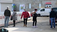 Imagen de ayer en Porto do Son, un concello en el que se han registrado 16 contagiados en dos semanas