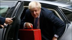 Boris Johnson, a su llegada a Downing Street