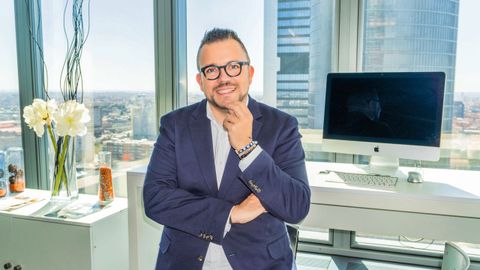 Benlly Hidalgo, CEO de Postgradum, en una de las sedes dela empresa en Madrid