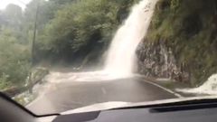 El torrente por la lluvia en El Pont�n