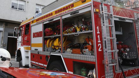 Imagen de archivo de los bomberos de Arteixo