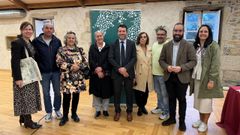 El acto de clausura del proyecto Ra de Arousa Accesible de Ambar y la cofrada de A Illa tuvo lugar en el pazo de Goins, en Boiro.