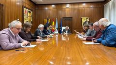 Reunin de la Junta de Gobierno de la Diputacin ourensana.