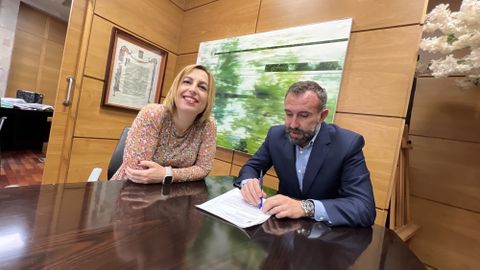  El concejal de Hacienda, Alberto Pajare, y la concejala de Urbanismo, Susana Madera