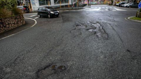 Avenida de Ferrol, en Ribeira