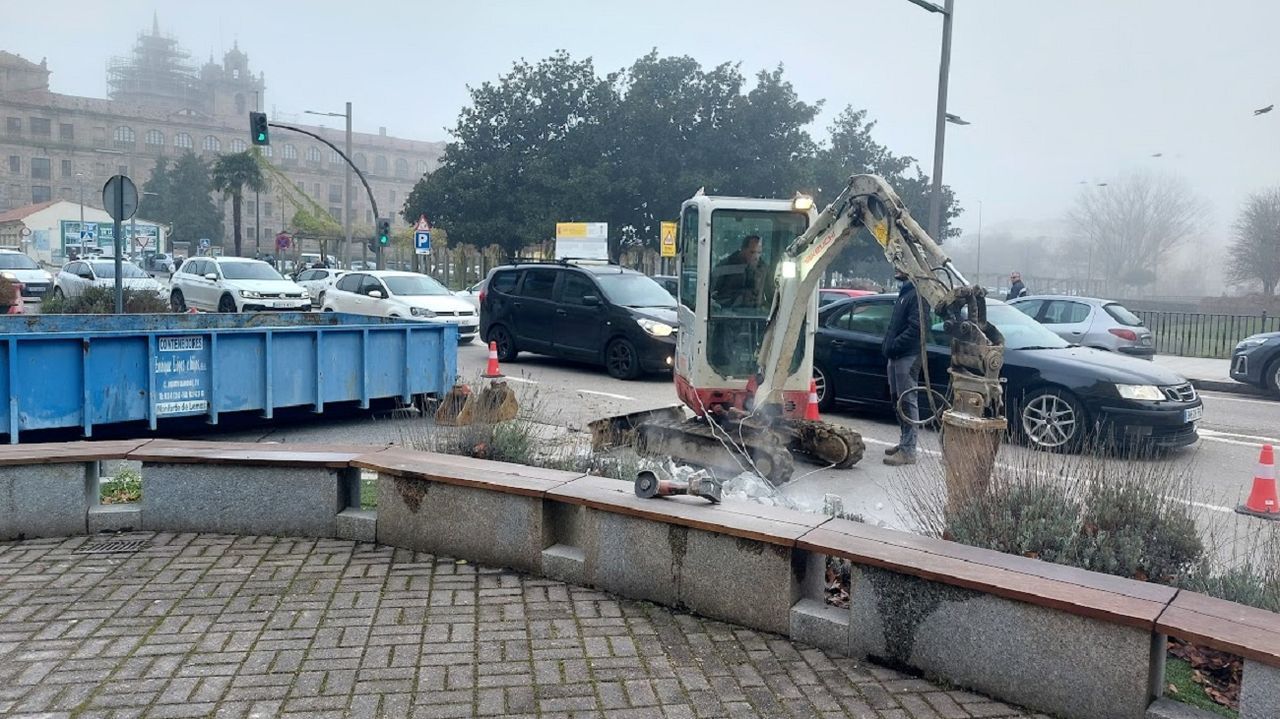 Una avería provoca cortes de agua en el casco urbano de Monforte