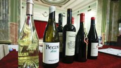 Vinos de Ribeira Sacra en una cata promocional previa a la feria de Barcelona