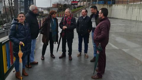 Visita a las obras del colegio Germ�n Fern�ndez Ramos de Oviedo