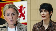 Milagros Tol�n, nueva ministra de Educaci�n, y Elma Saiz, que asumir� a partir de ahora la portavoc�a del Gobierno