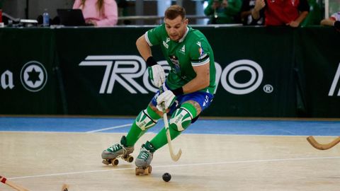 C�sar Carballeira, durante un encuentro con el Liceo