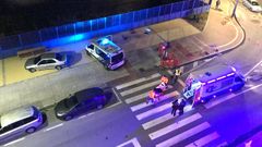 El atropello se produjo a primera hora de este lunes en la calle Jos� Malvar de la ciudad de Pontevedra