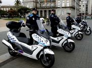 En enero del 2013 se presentaron en la Plaza de Espa�a las nuevas motos de la Polic�a Local. 