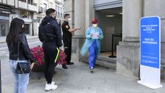 Realizaci�n de test de ant�genos en Lugo