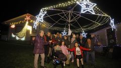 Navidad en la aldea de Adragonte, en el concello de Paderne