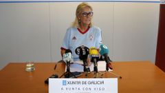 Corina Porro trata de �viguesizar� la imagen de la Xunta