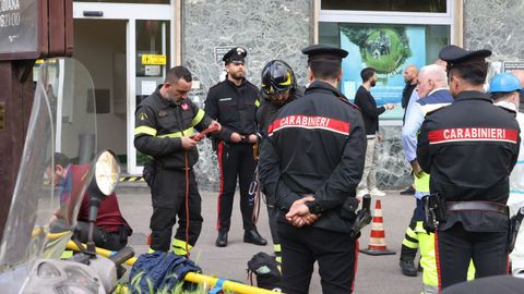 Imagen de archivo de la polic�a de N�poles actuando ante otro atraco