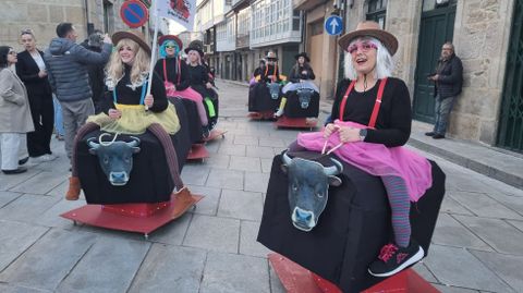 Desfile de entroido en A Pobra de Trives.