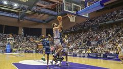 �lex Gal�n vivi� con mucha intensidad cada punto del Obradoiro en la final ante el Gipuzkoa.