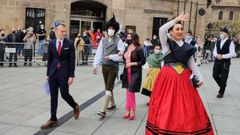 La actriz Rossy de Palma en las fiestas de El Bollo de Avil�s