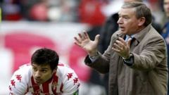 Javier Clemente durante su etapa en el Sporting
