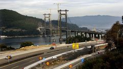 Obras de ampliaci�n del Puente de Rande