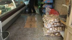 La tormenta causa estragos en varios establecimientos ovetenses